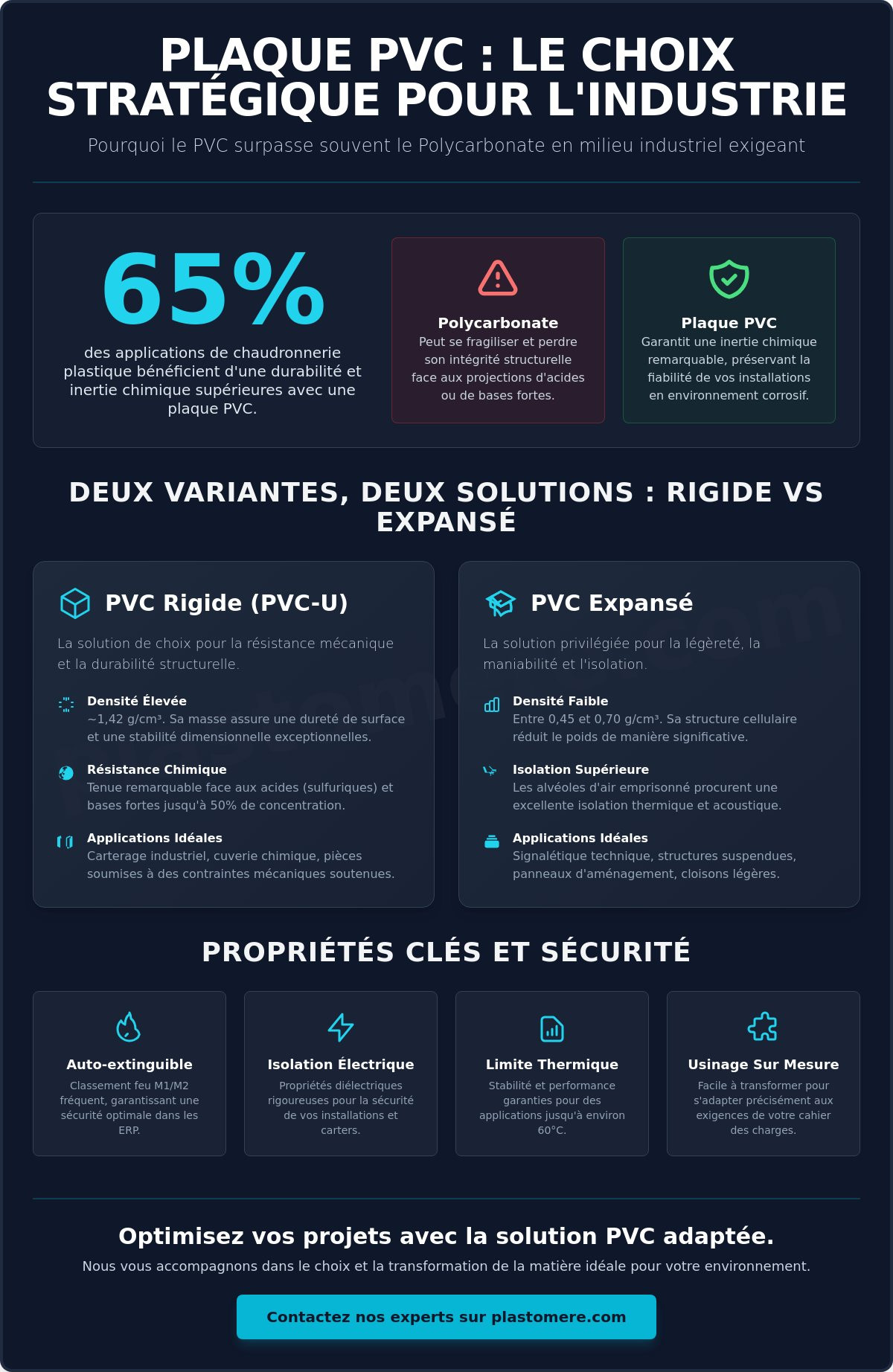 Plaque PVC : Guide complet et comparatif des solutions pour l’industrie