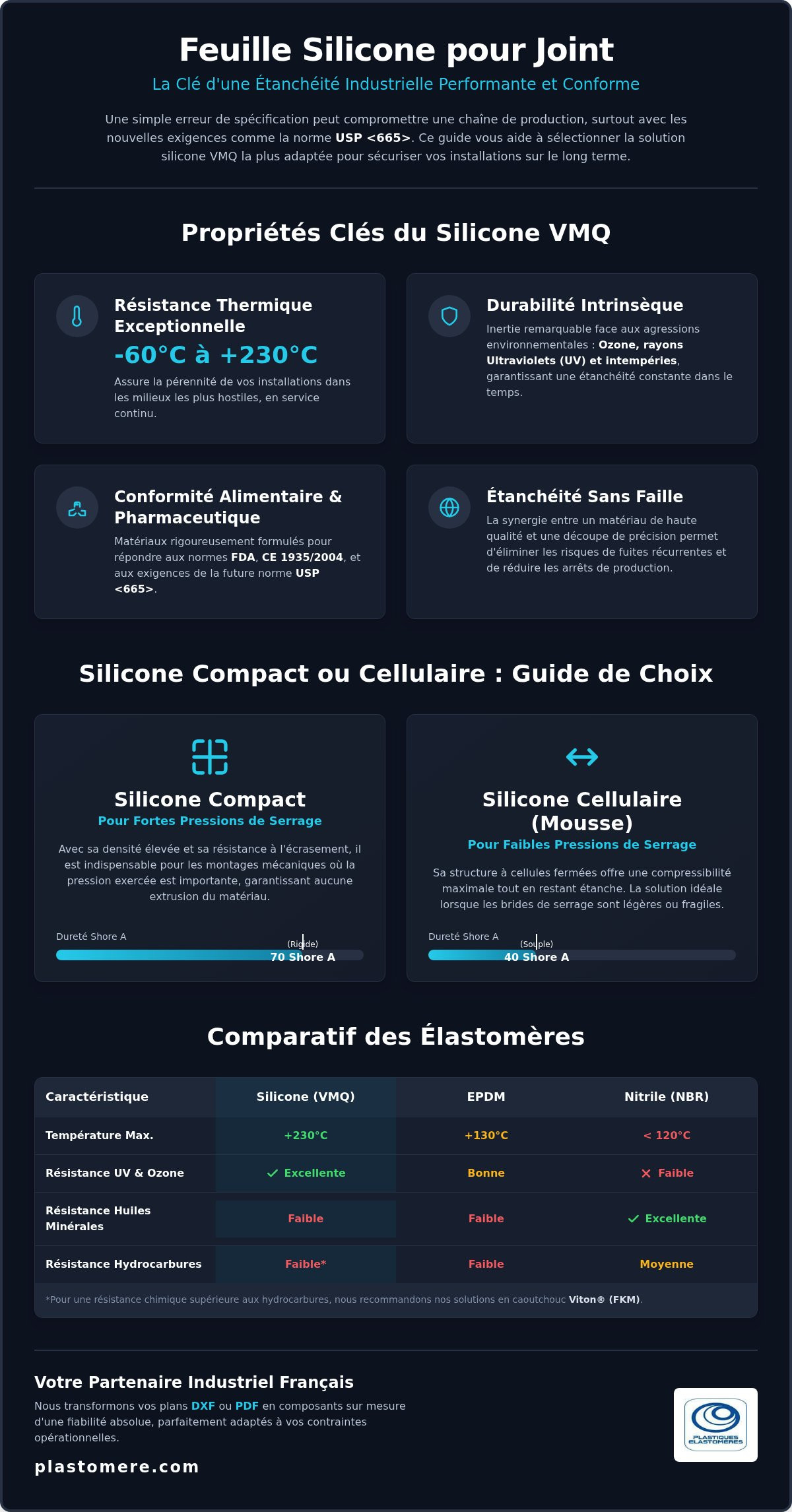 Feuille silicone pour joint : Guide de l’étanchéité industrielle haute performance en 2026