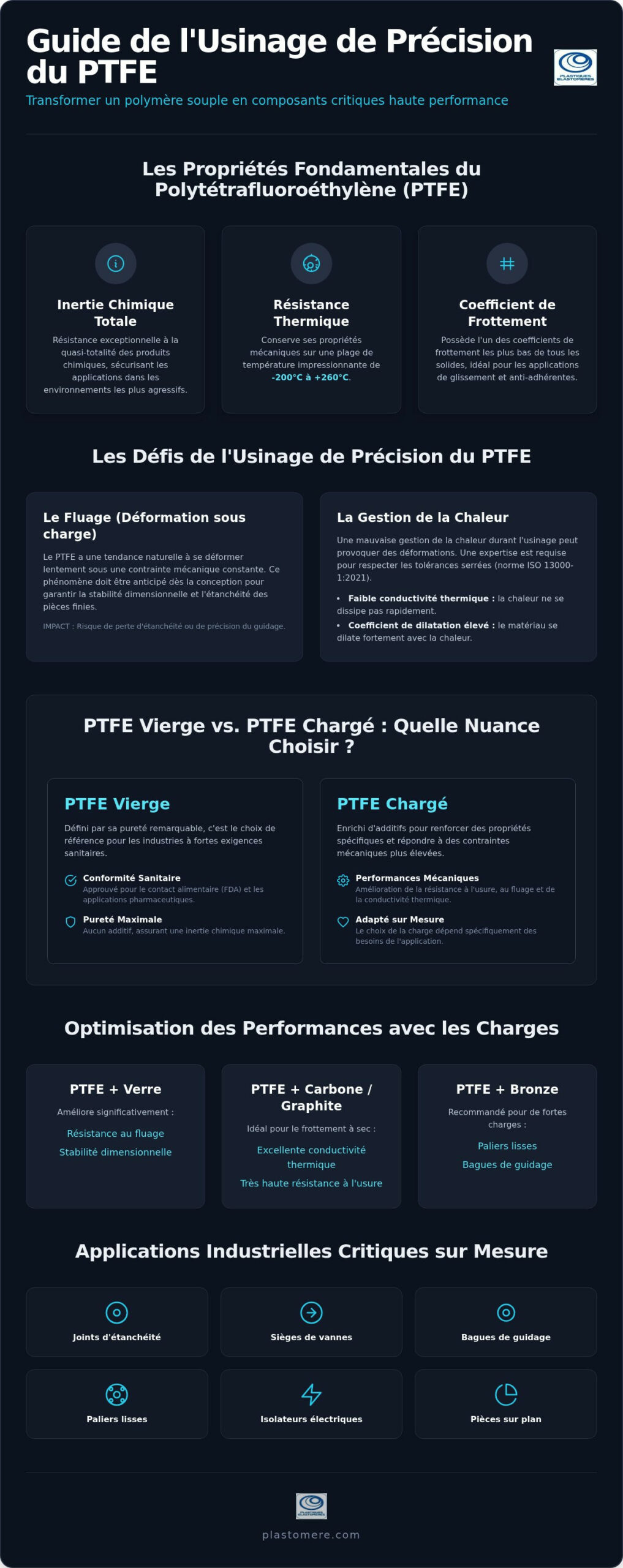 Usinage PTFE : Guide des solutions et performances pour l’industrie 2026