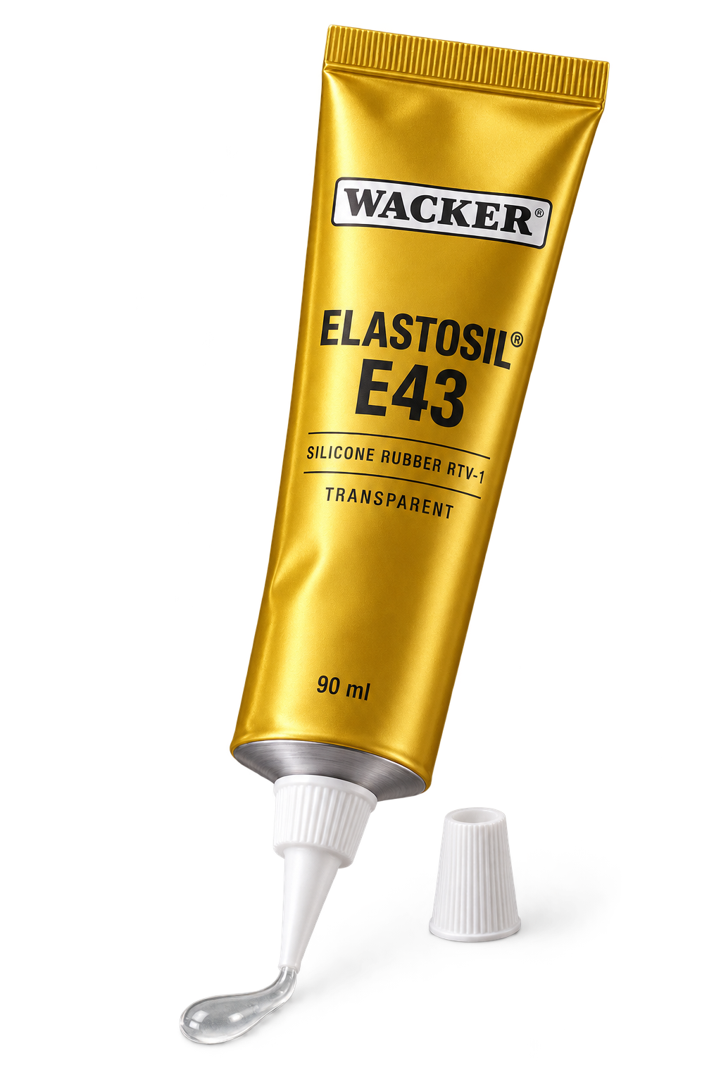 WACKER ELASTOSIL E43 silicone RTV-1 transparent 90 ml