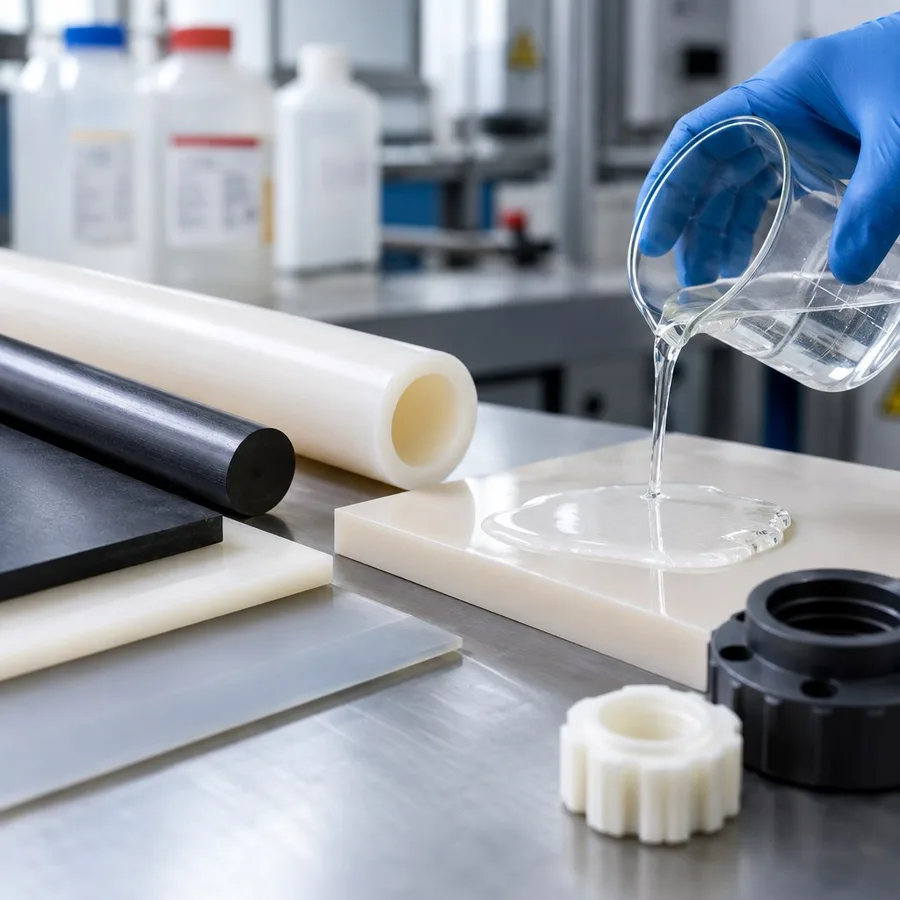 Plastiques techniques résistants aux produits chimiques : comment faire le bon choix ?
