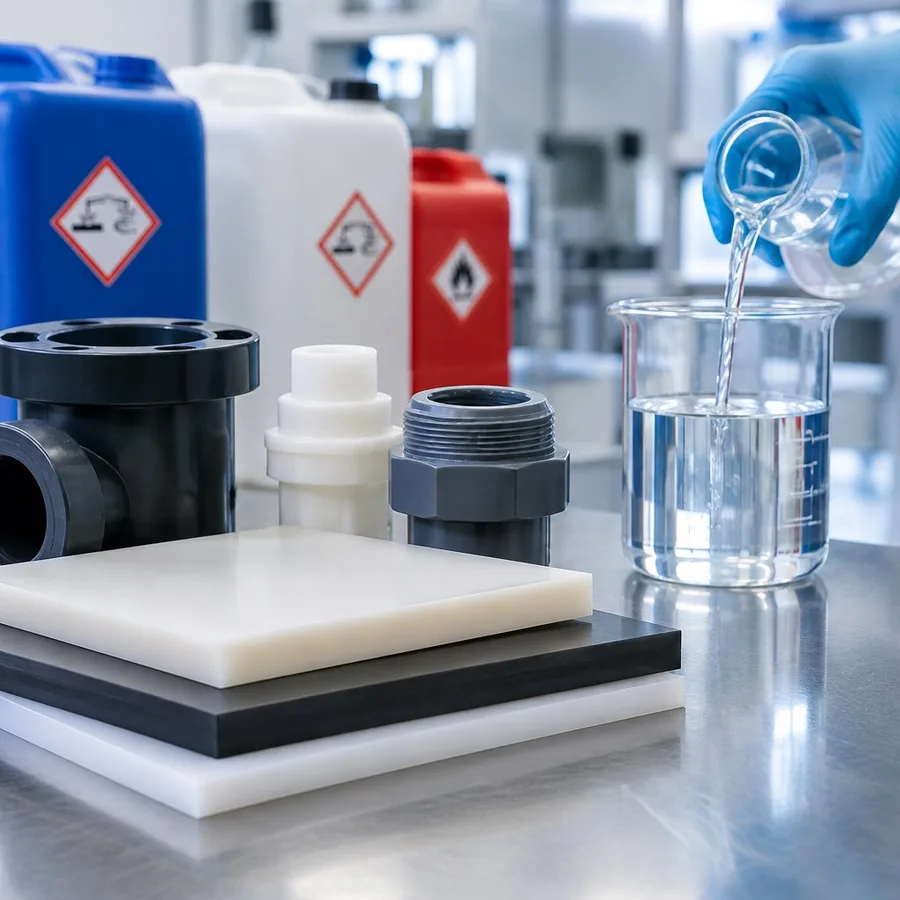 Plastiques techniques résistants aux produits chimiques : comment faire le bon choix ?
