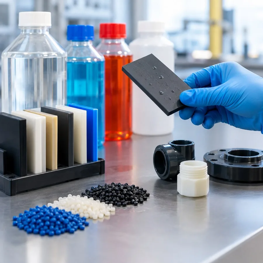 Plastiques techniques résistants aux produits chimiques : comment faire le bon choix ?